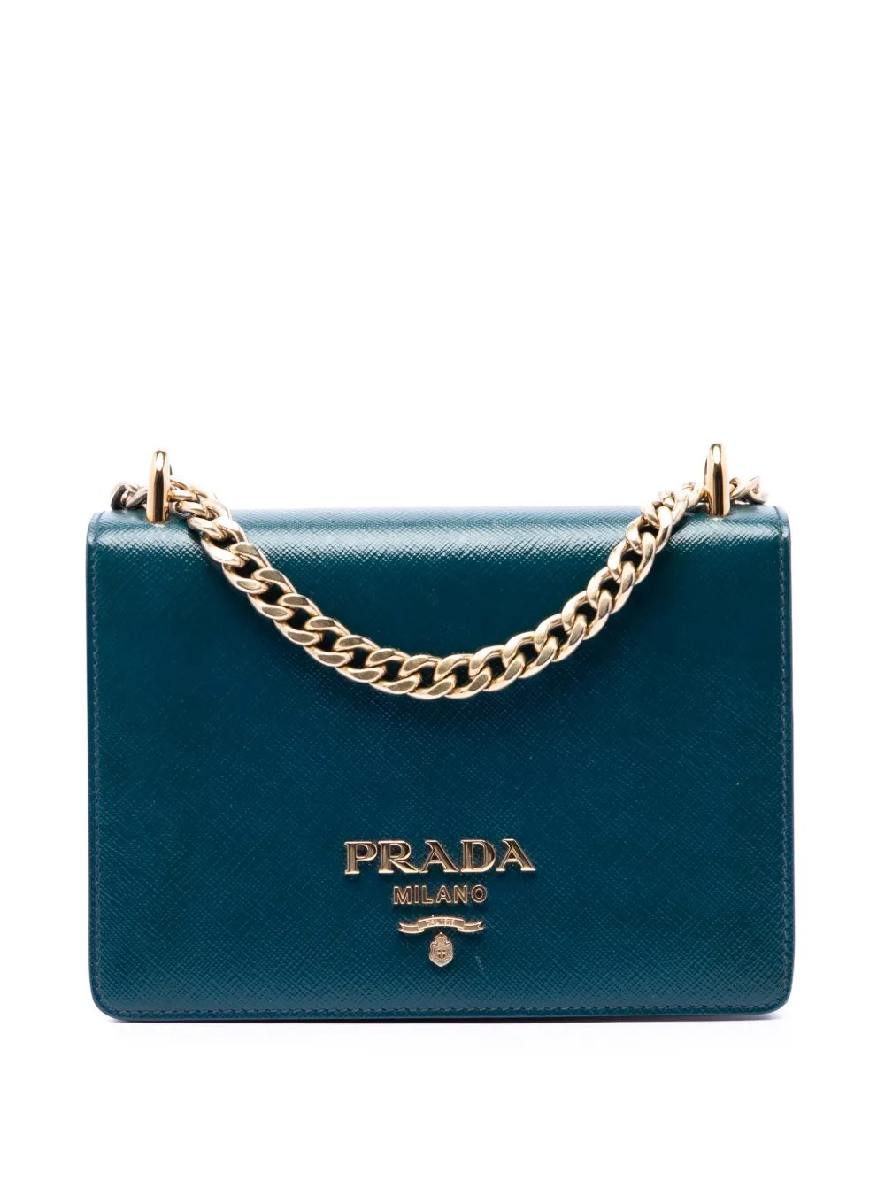 2010-2026 Mini Saffiano Chain Flap crossbody bag