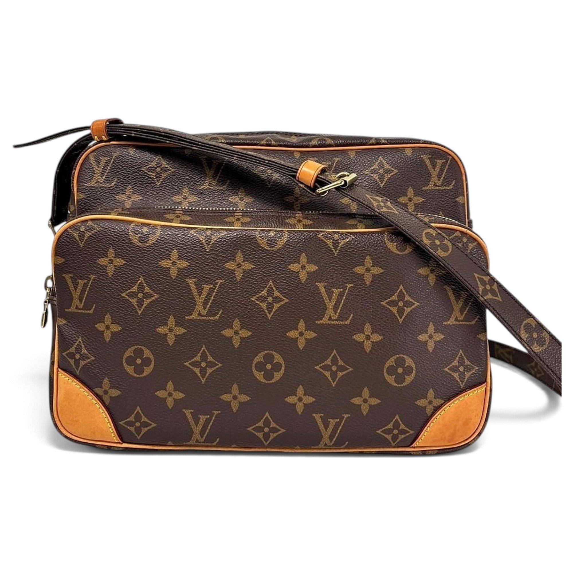 Nile leather crossbody bag