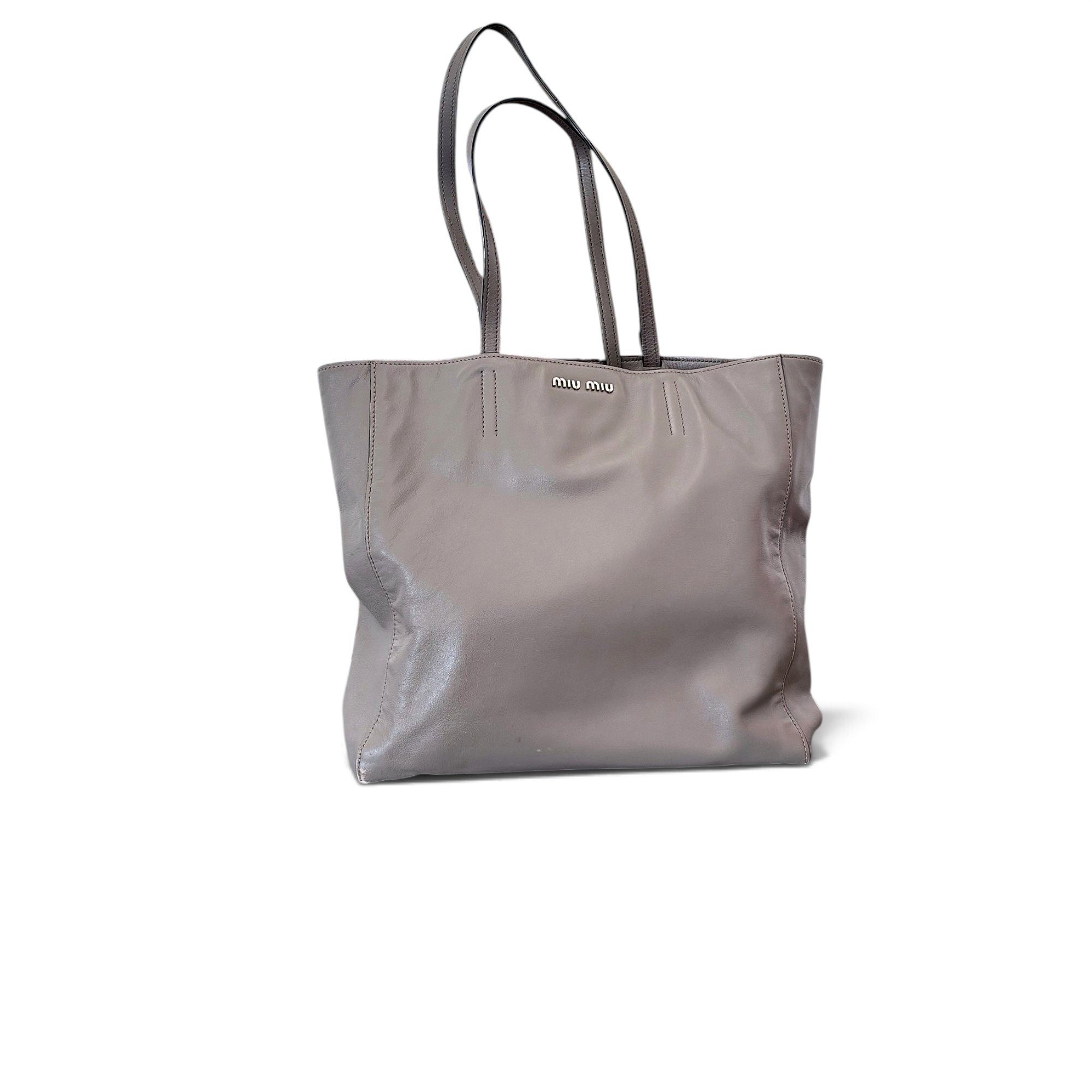 Miu Miu Leather tote