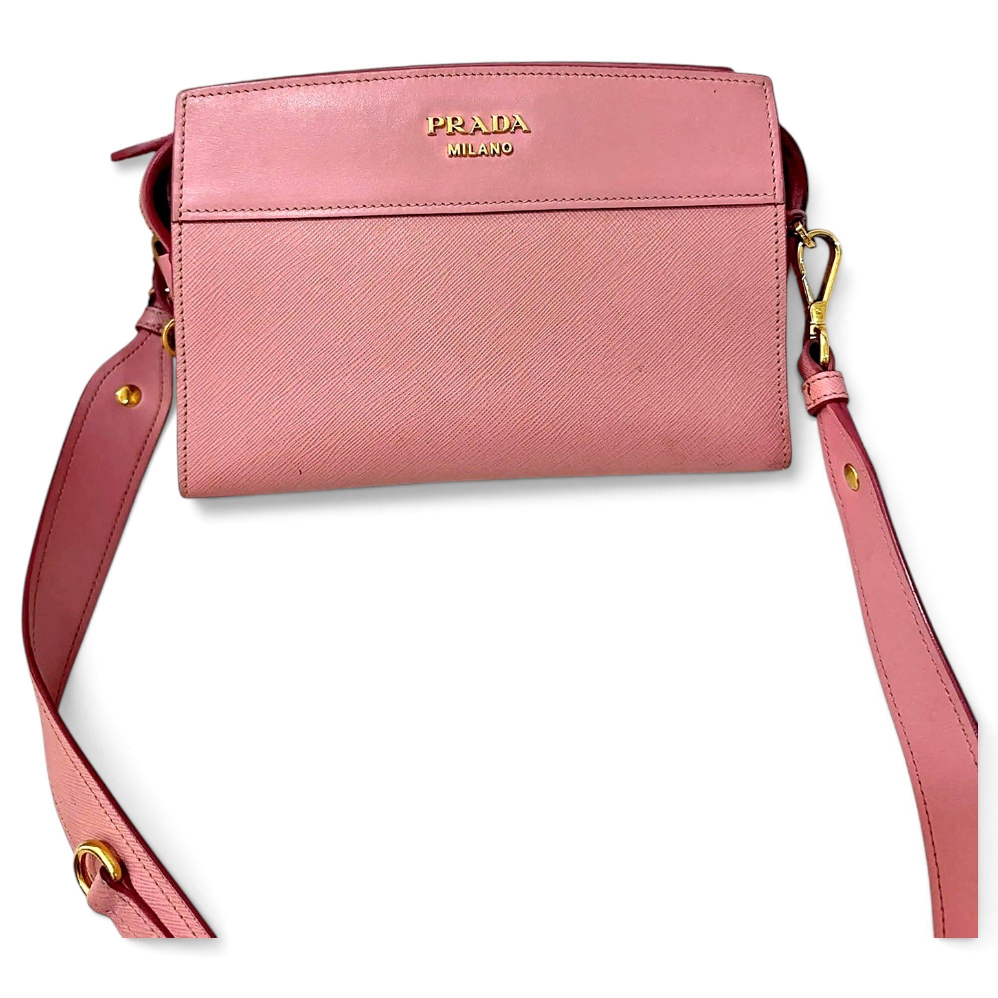 Light Frame leather crossbody bag