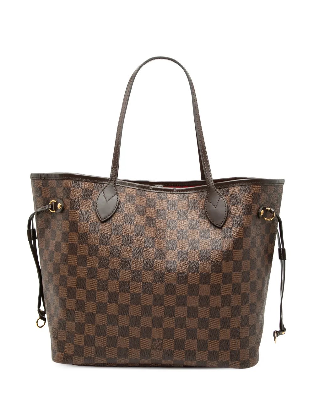 2018 Damier Ebene Neverfull MM tote bag