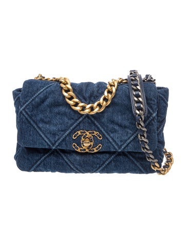 Medium Denim 19 Flap Bag