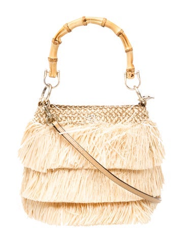 Straw Top Handle Bag