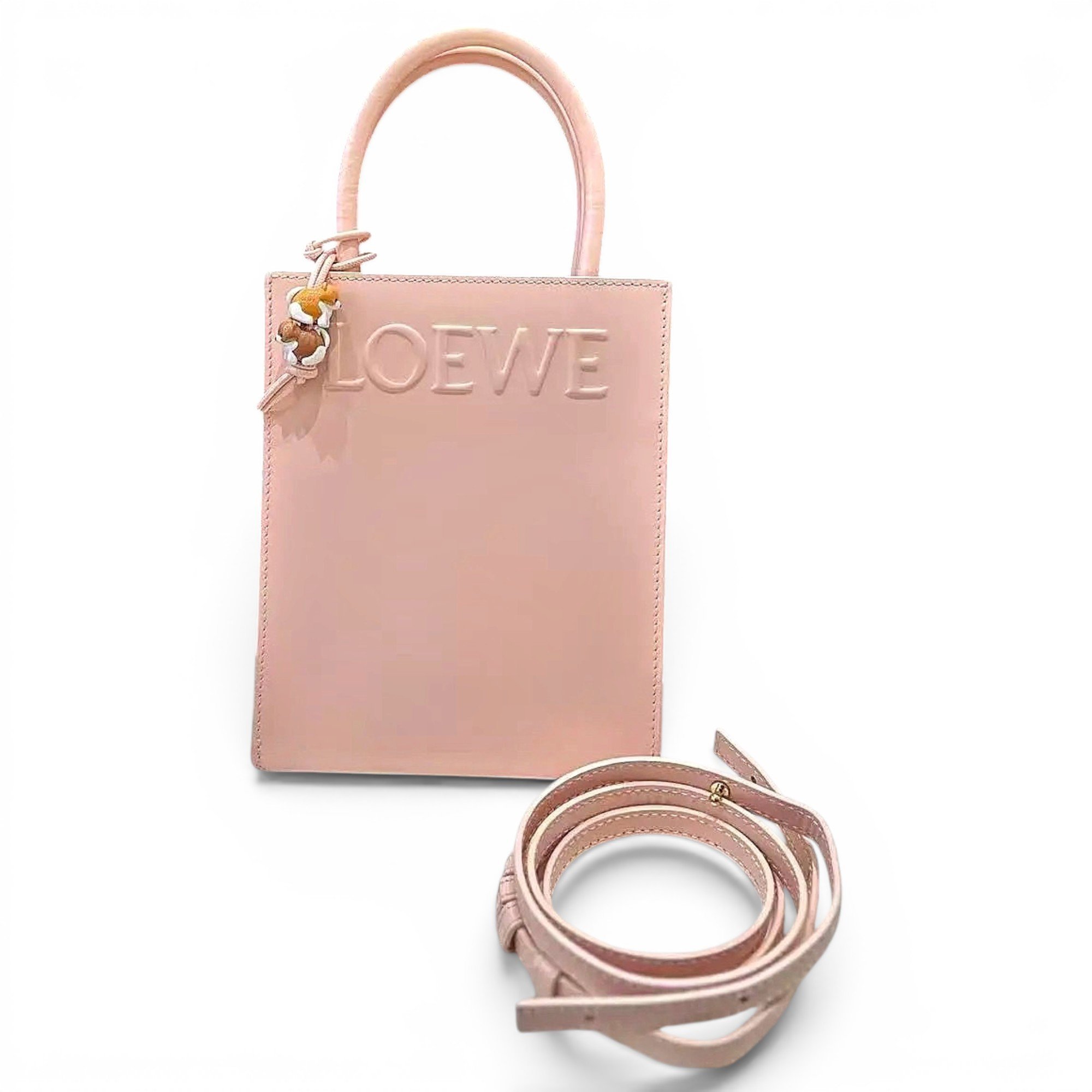 A5 leather crossbody bag