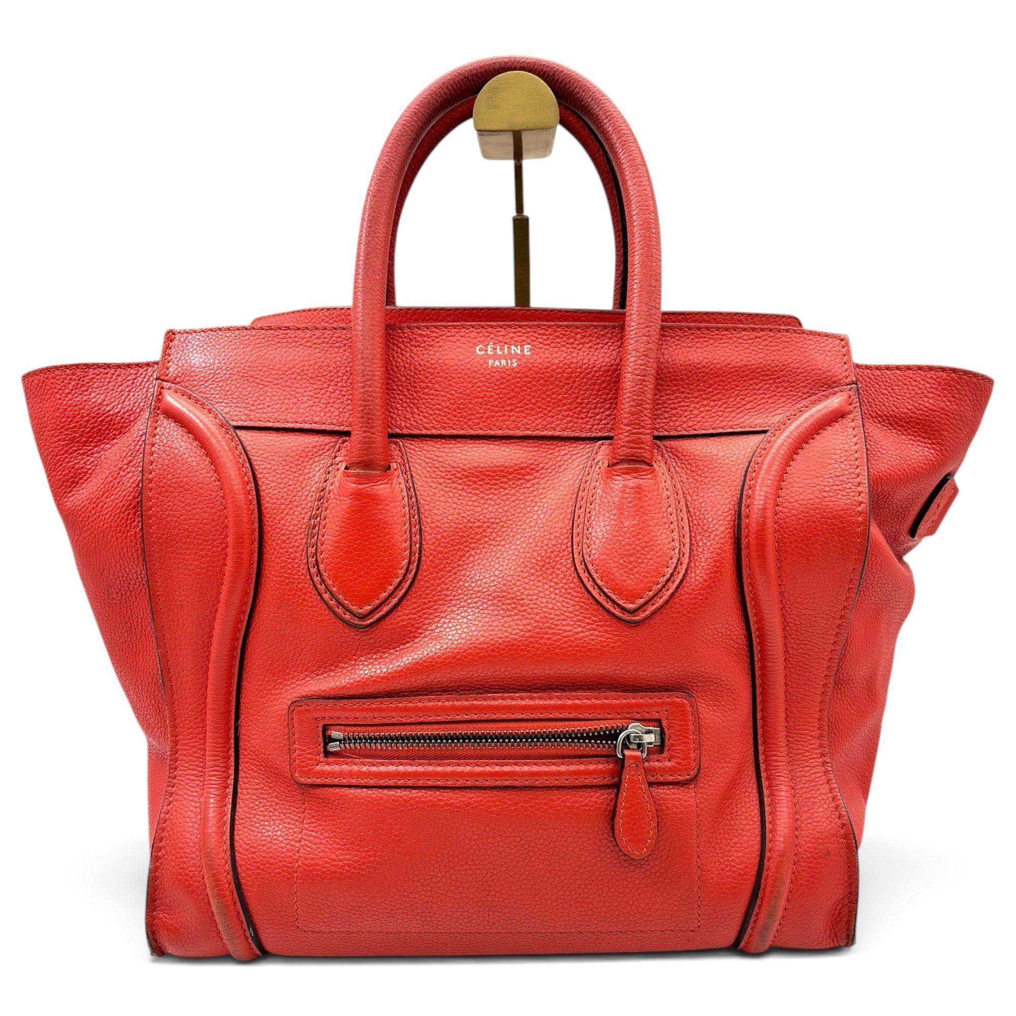 Luggage leather handbag