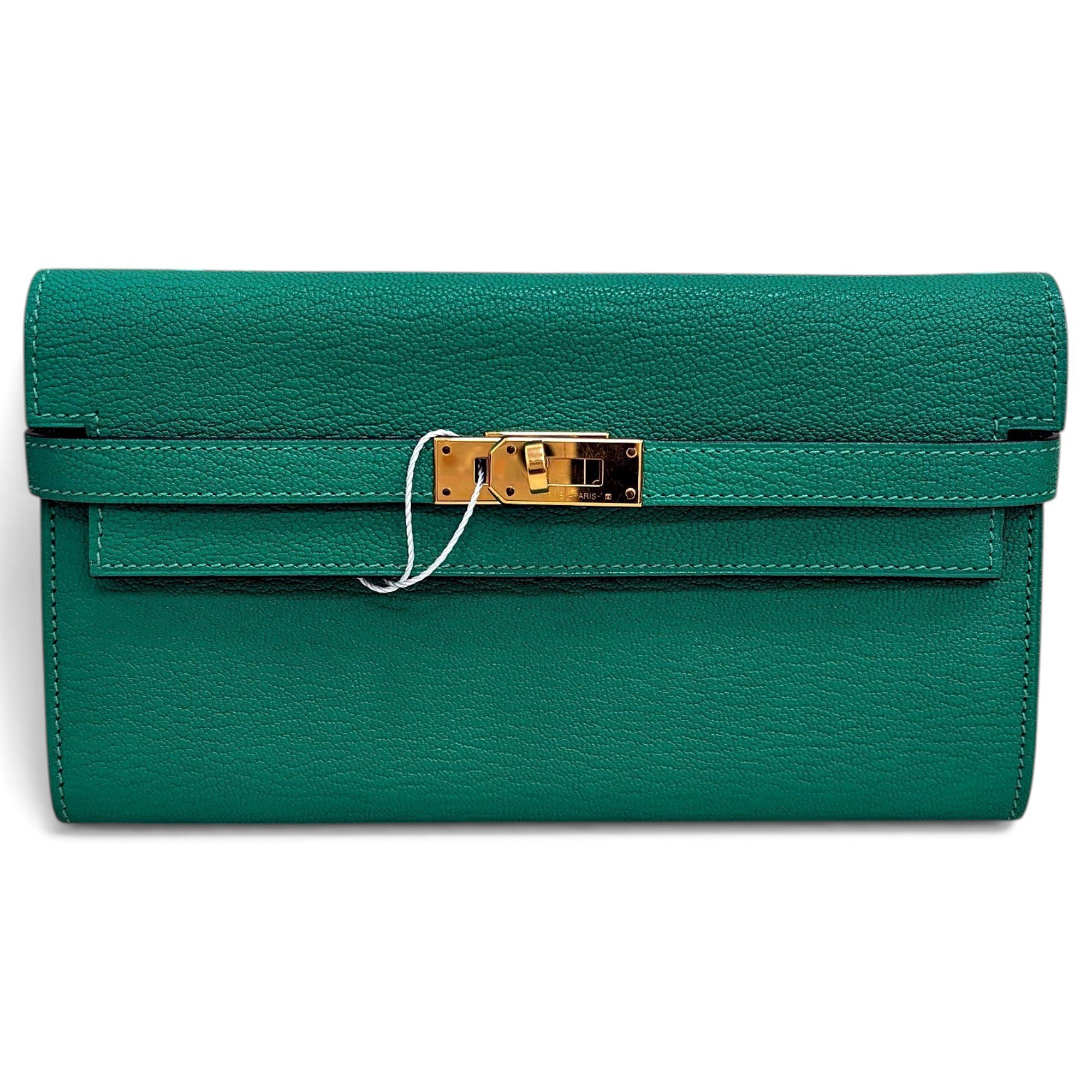 Kelly to go leather clutch bag