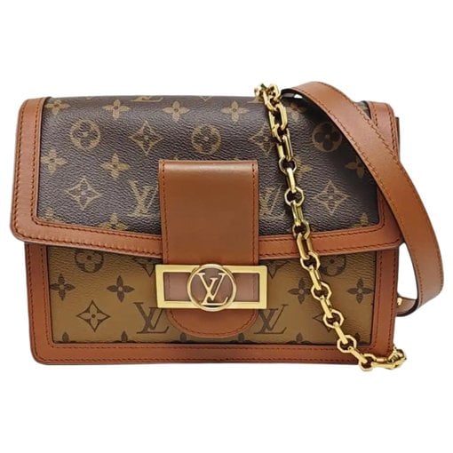 Dauphine leather crossbody bag