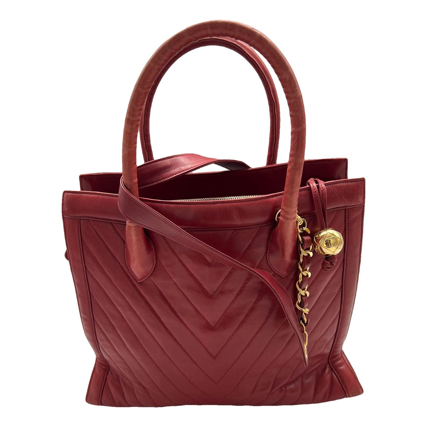 Leather handbag