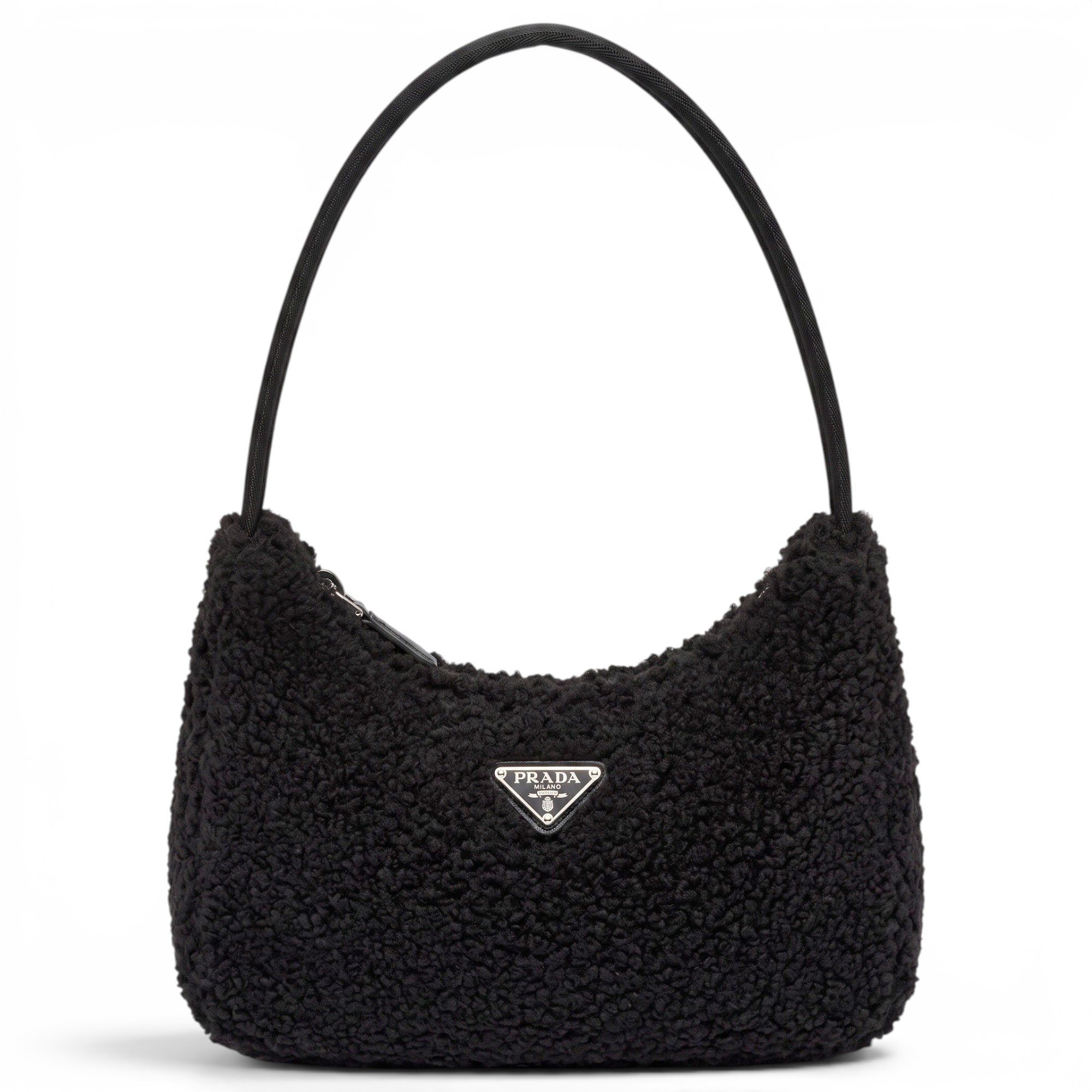 Re-Edition 2005 Zip faux fur handbag