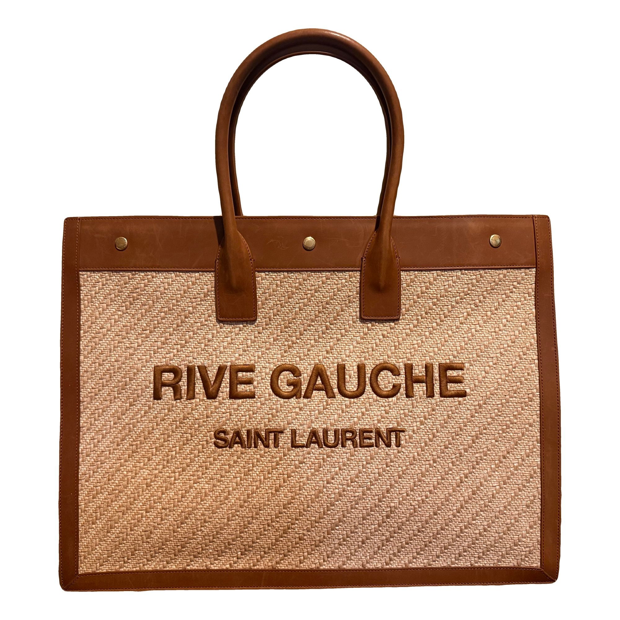 Rive Gauche leather tote