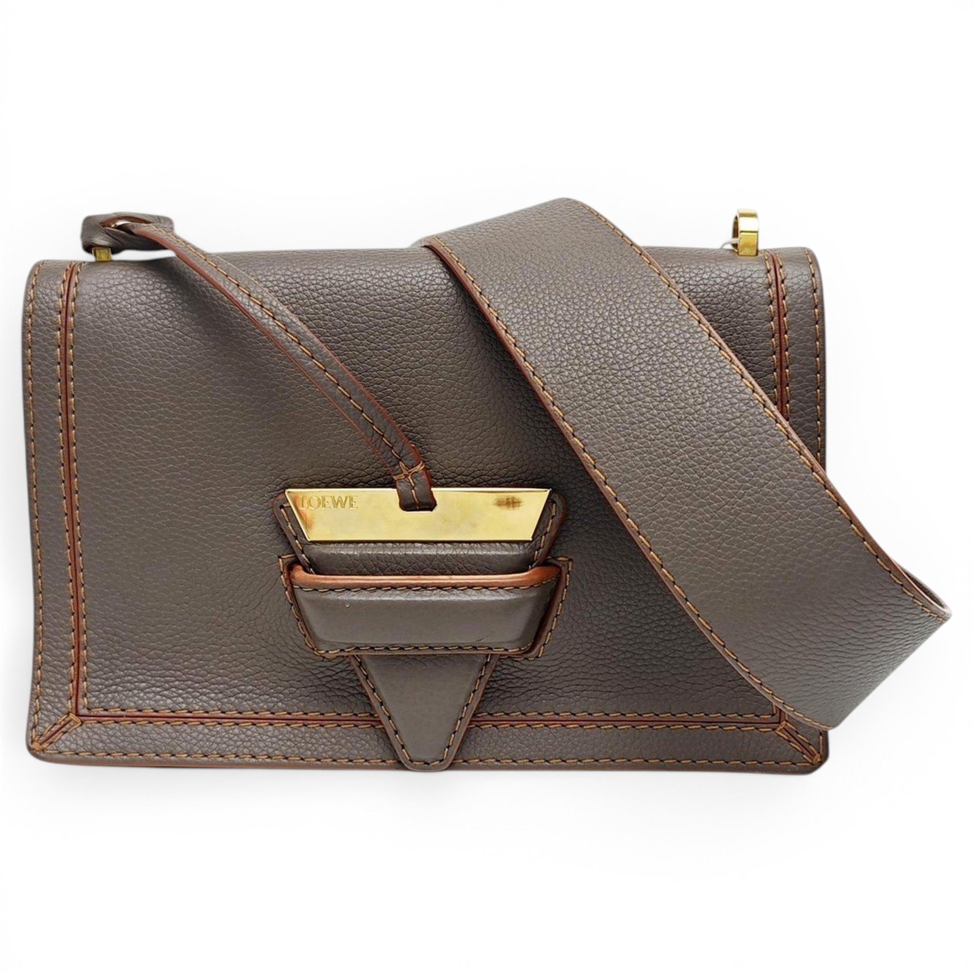 Barcelona leather handbag