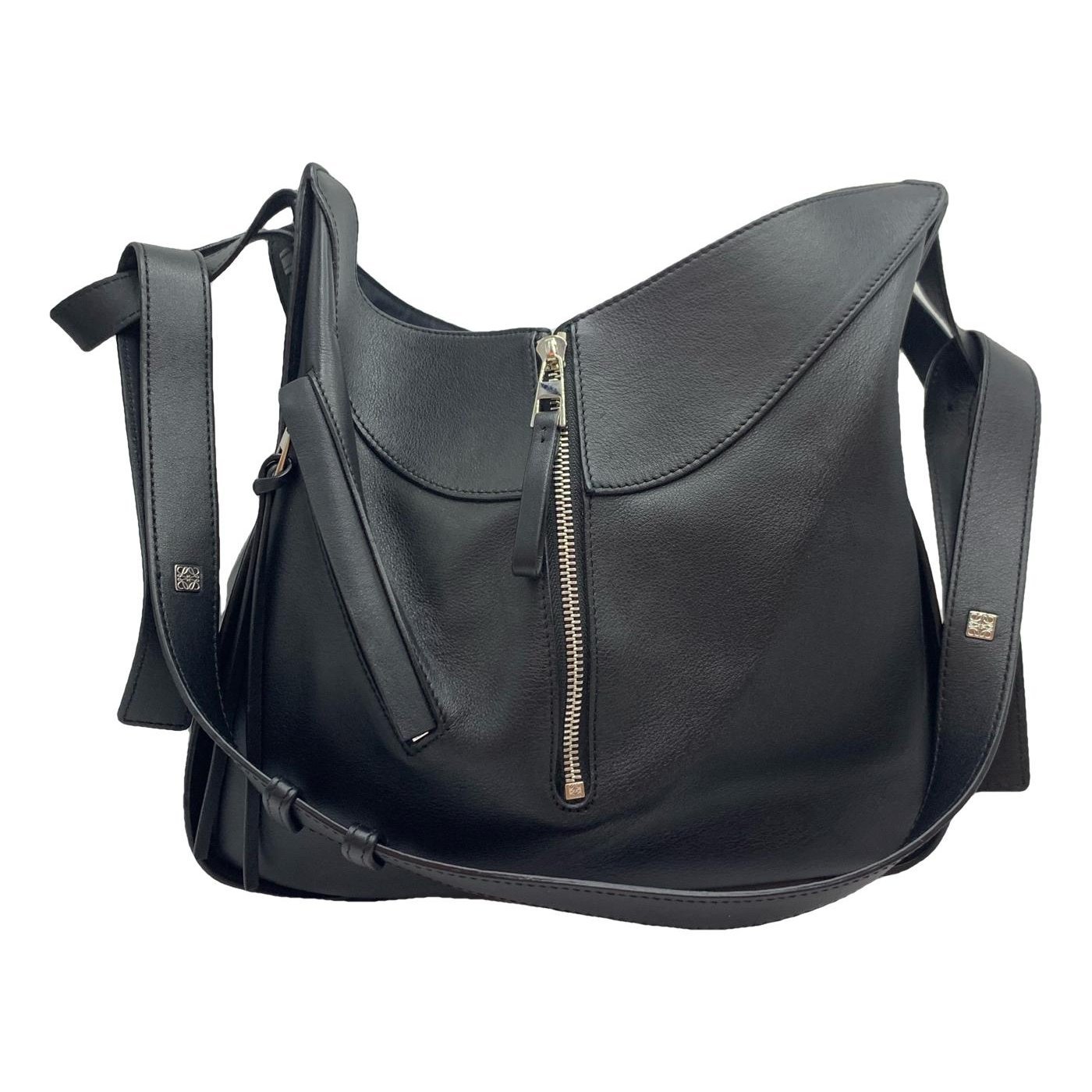 Hammock leather handbag