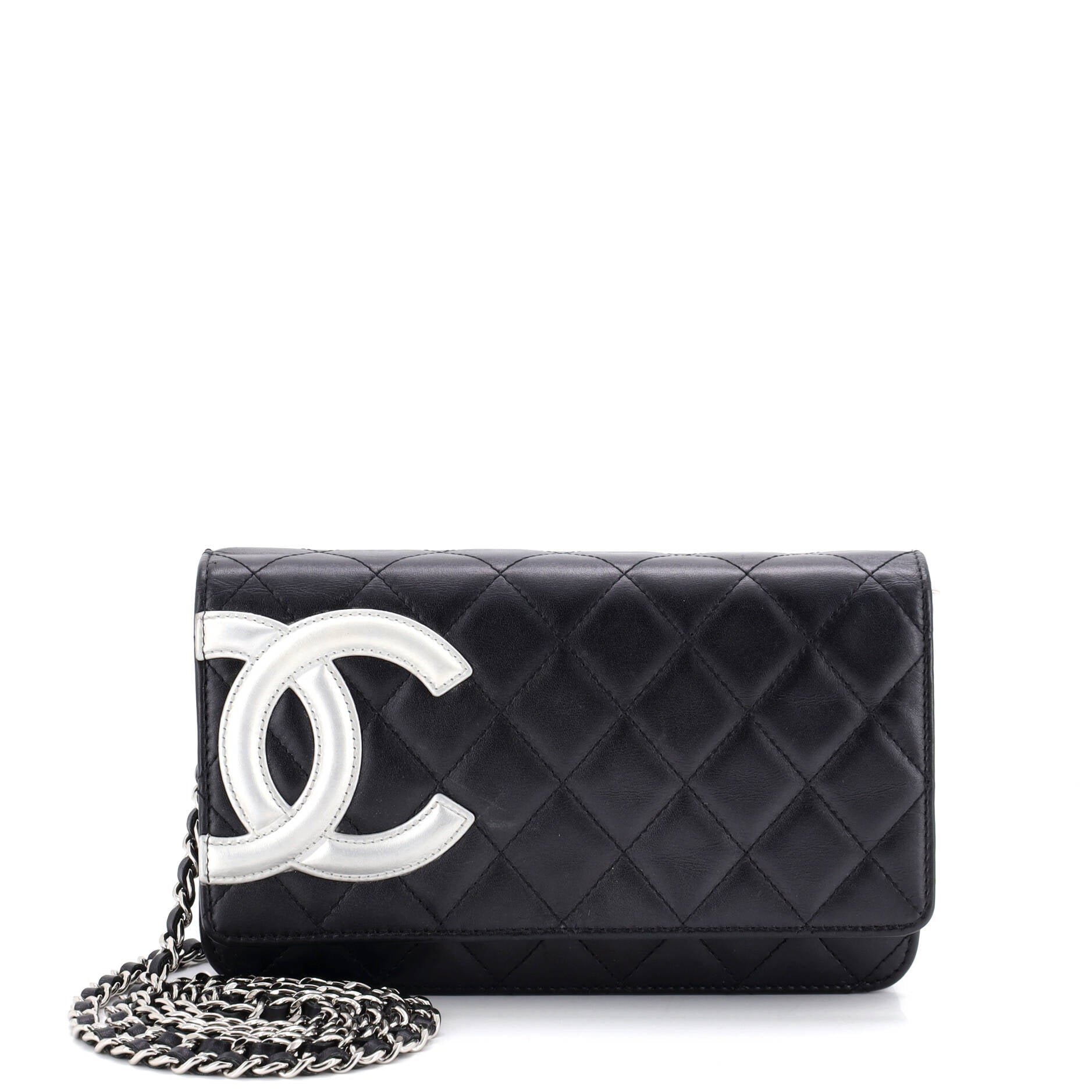 Cambon Wallet on Chain Quilted Leather