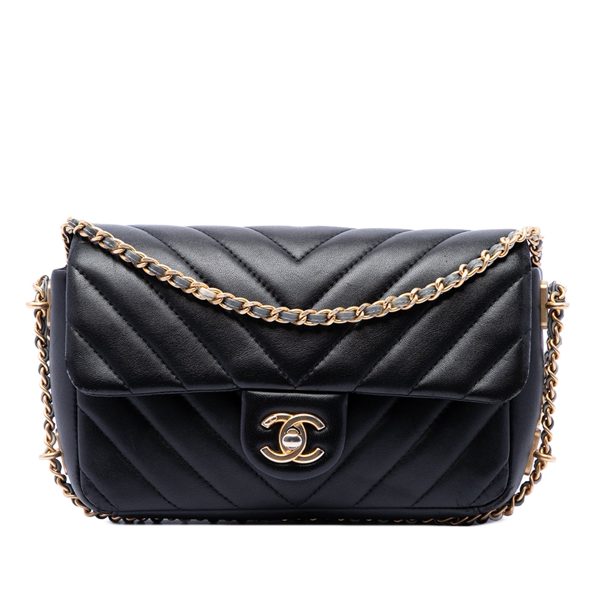 Chain Around leather handbag