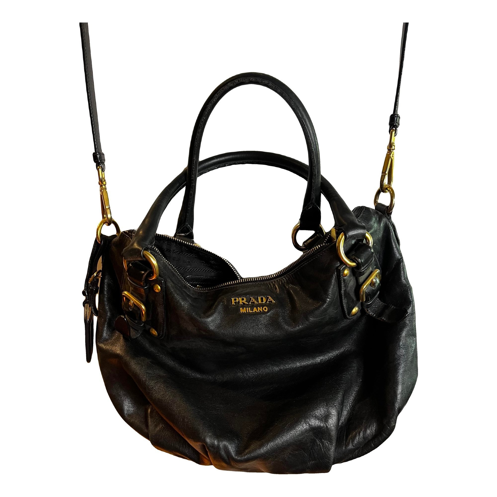 Leather handbag
