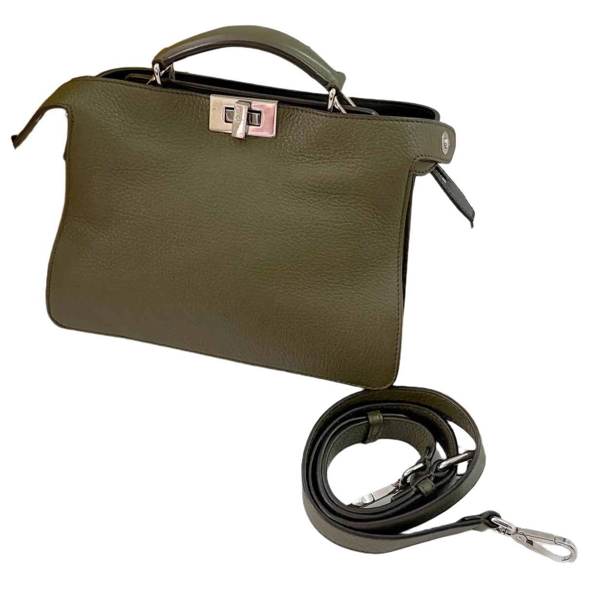 Peekaboo leather handbag