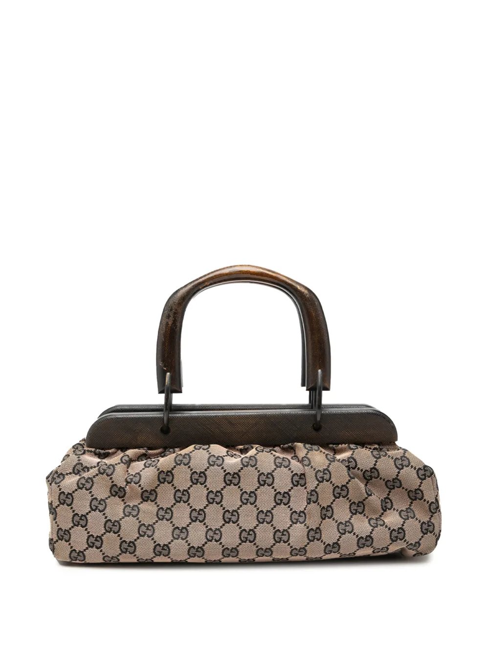2000-2015 GG Canvas Wood Frame handbag
