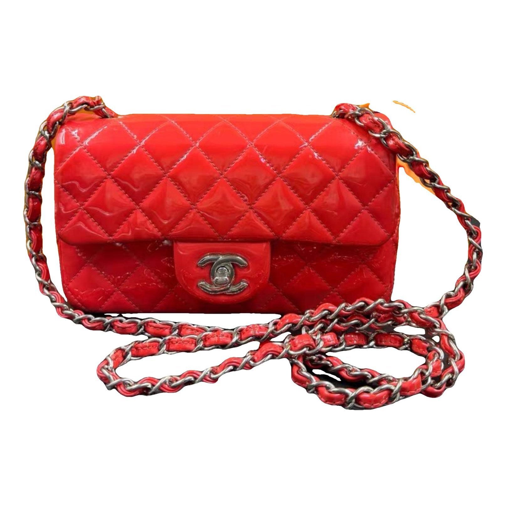 Timeless/Classique patent leather handbag