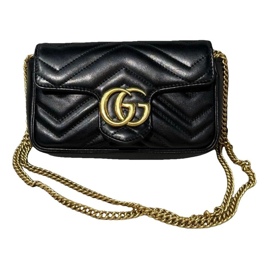 GG Marmont Flap leather crossbody bag