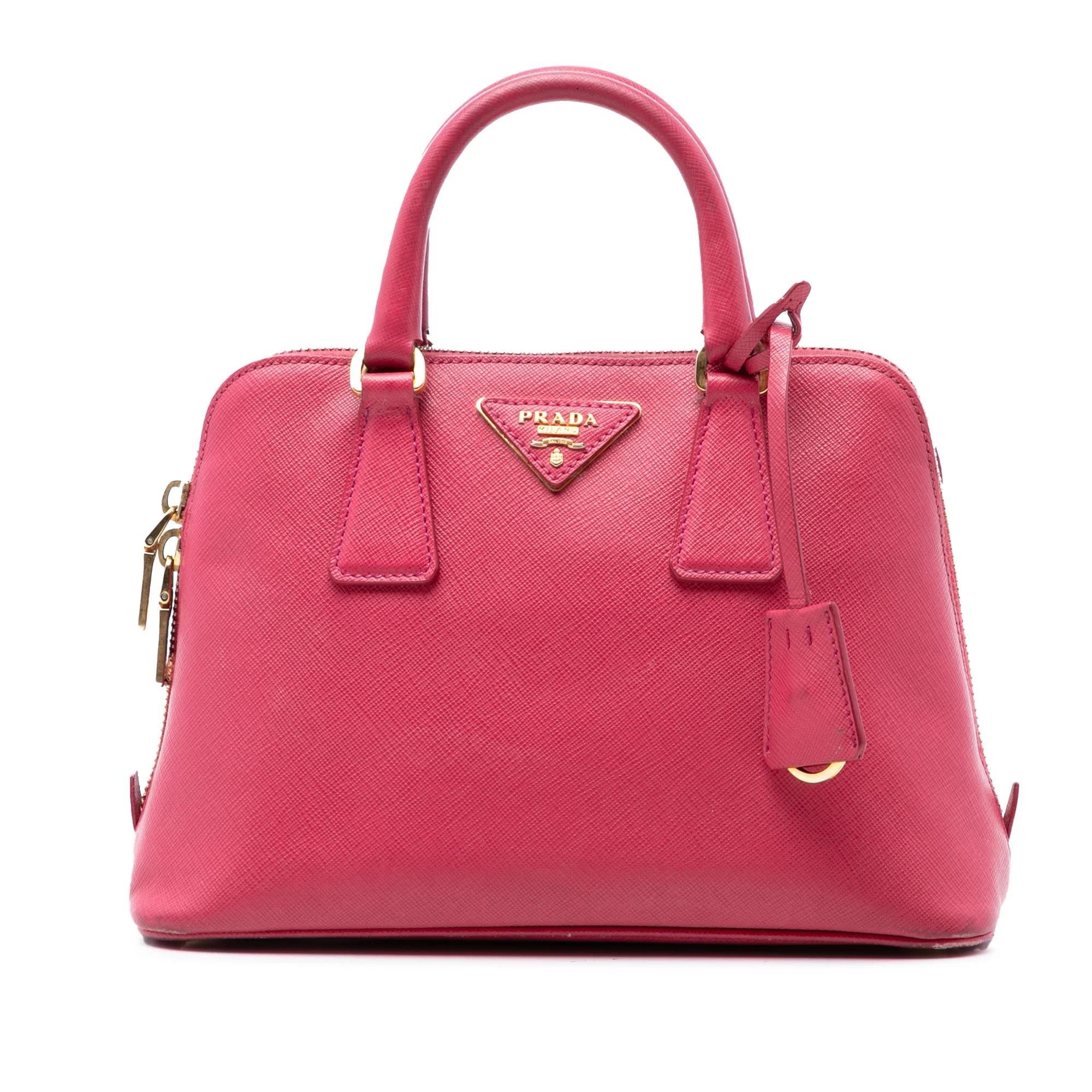 Promenade leather handbag