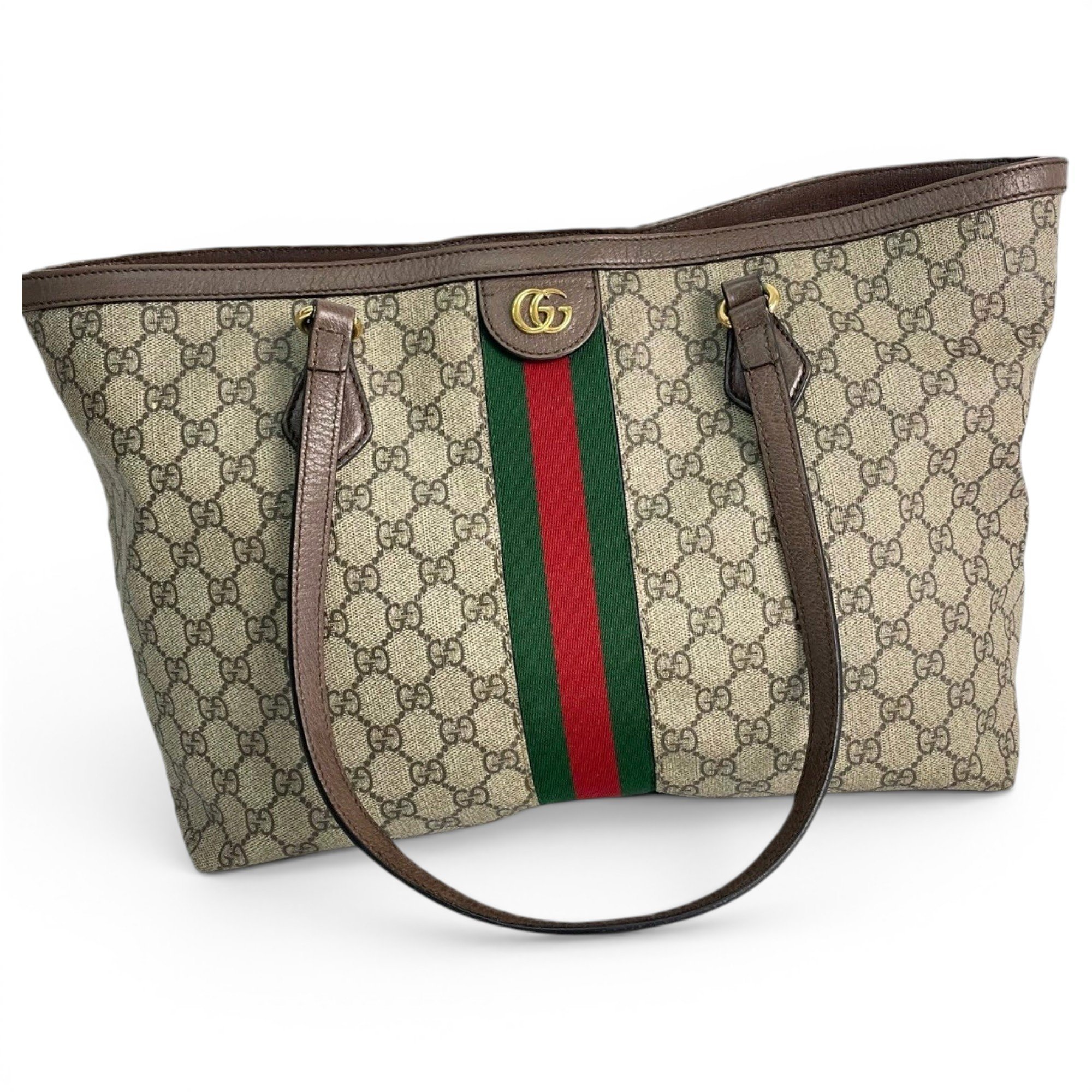 Ophidia Shopping leather handbag