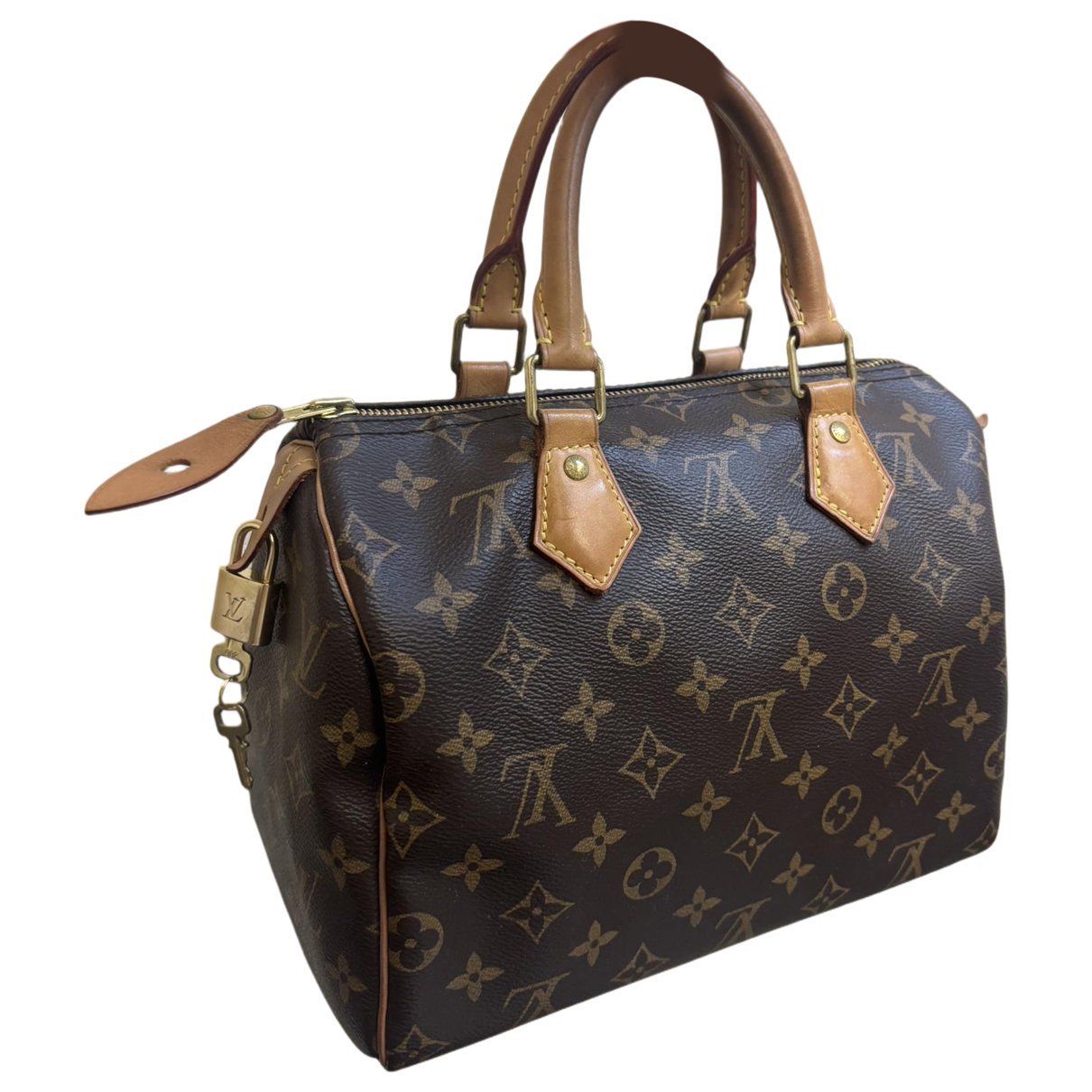 Speedy leather handbag