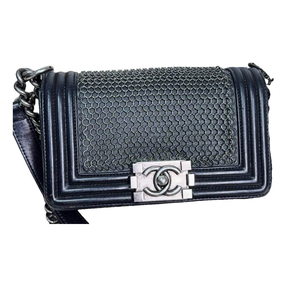 Boy leather crossbody bag
