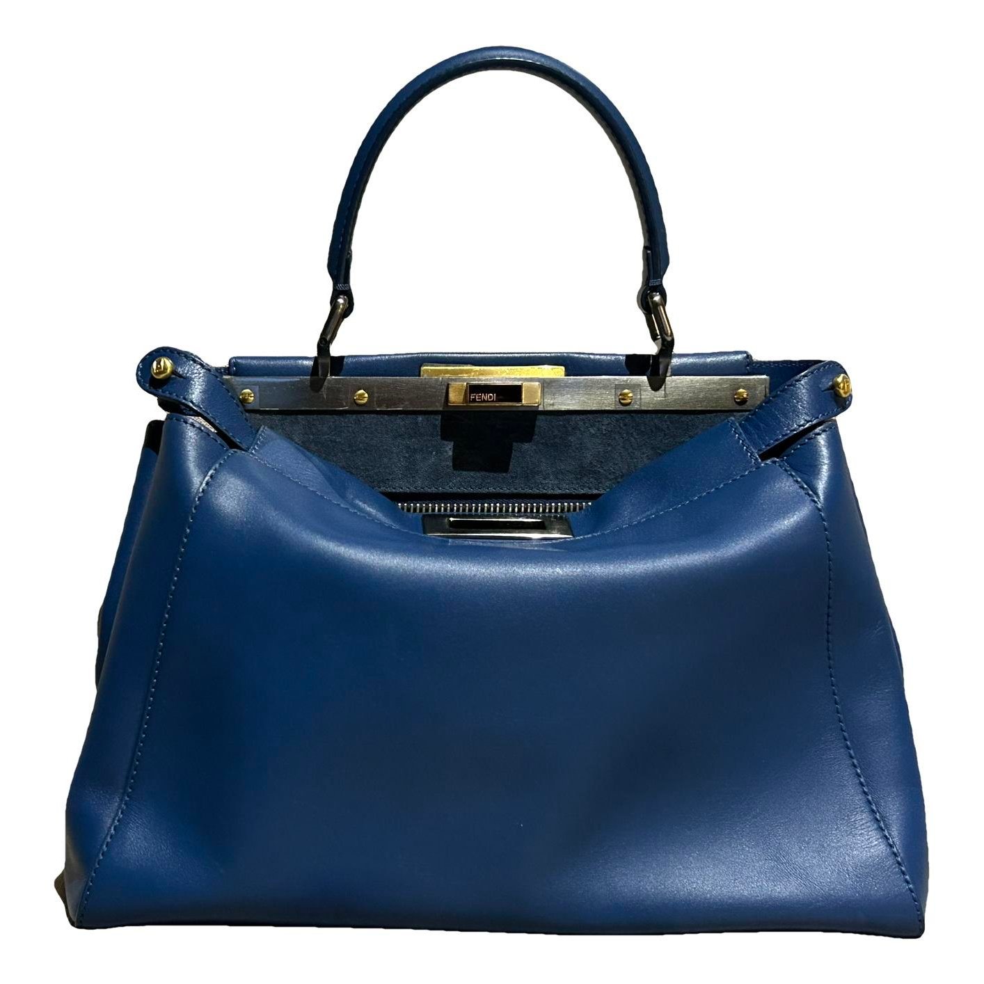 Peekaboo leather handbag
