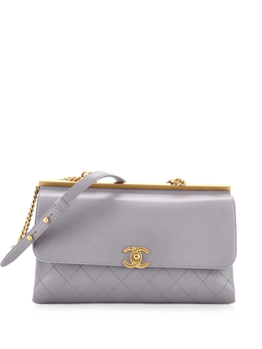 Coco Luxe Top Handle Bag Quilted Lambskin Large shoulder bag