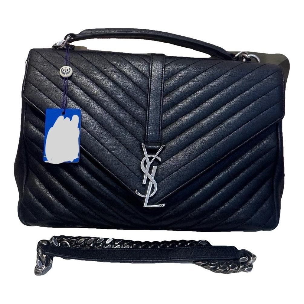 Collége monogramme leather handbag