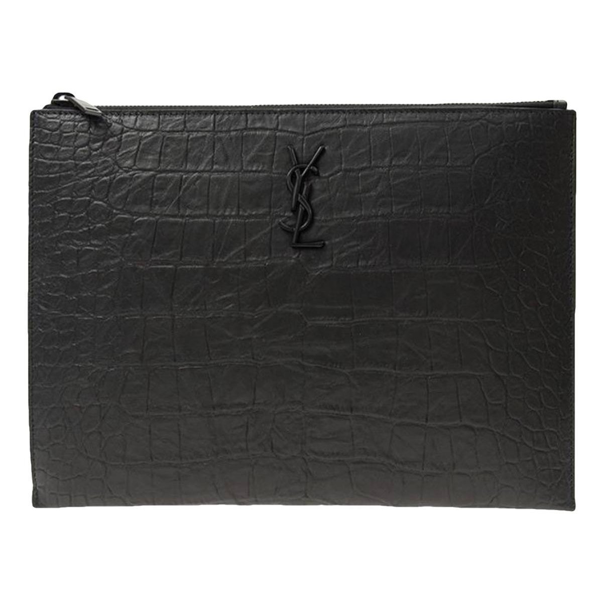 Cassandre leather clutch bag
