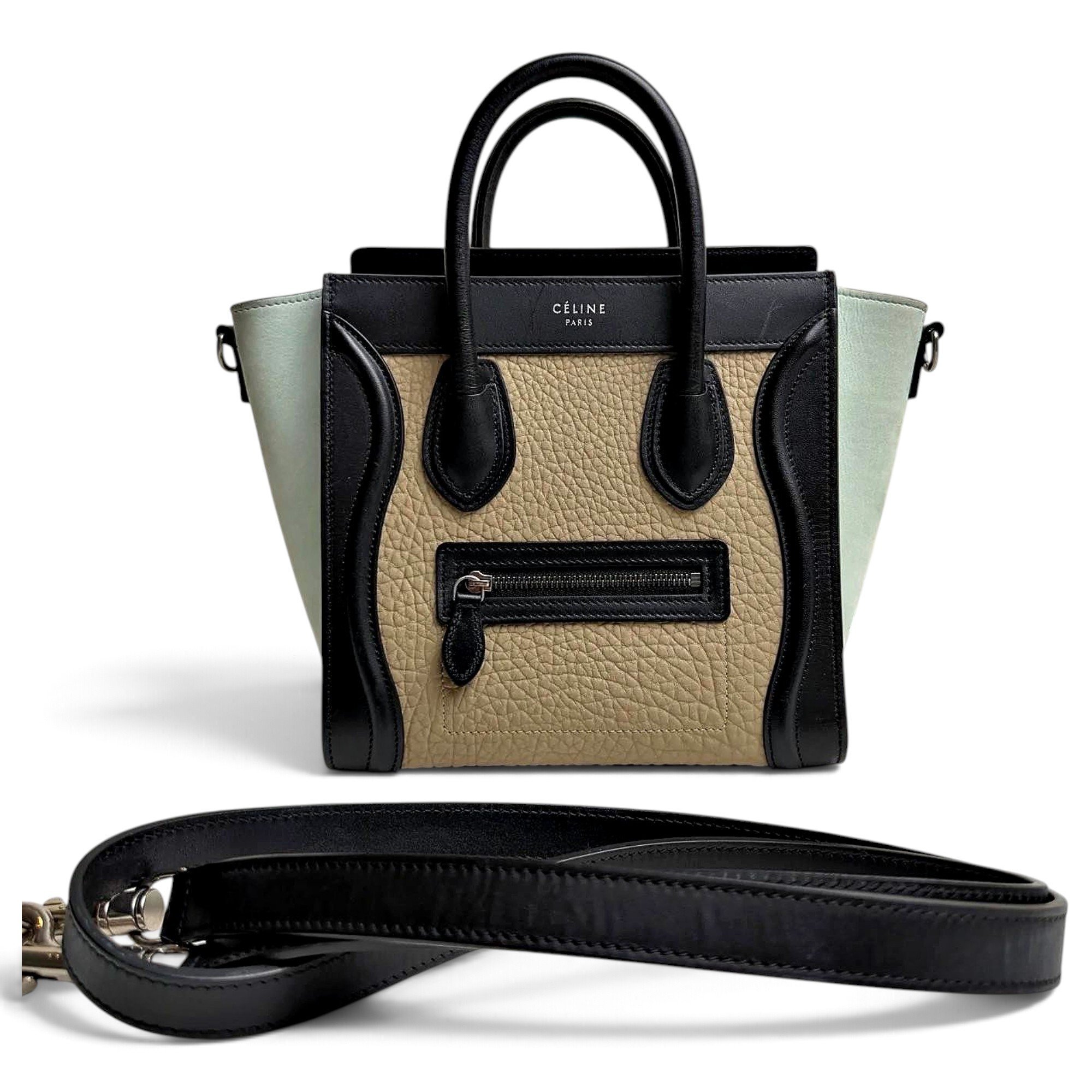 Luggage leather tote