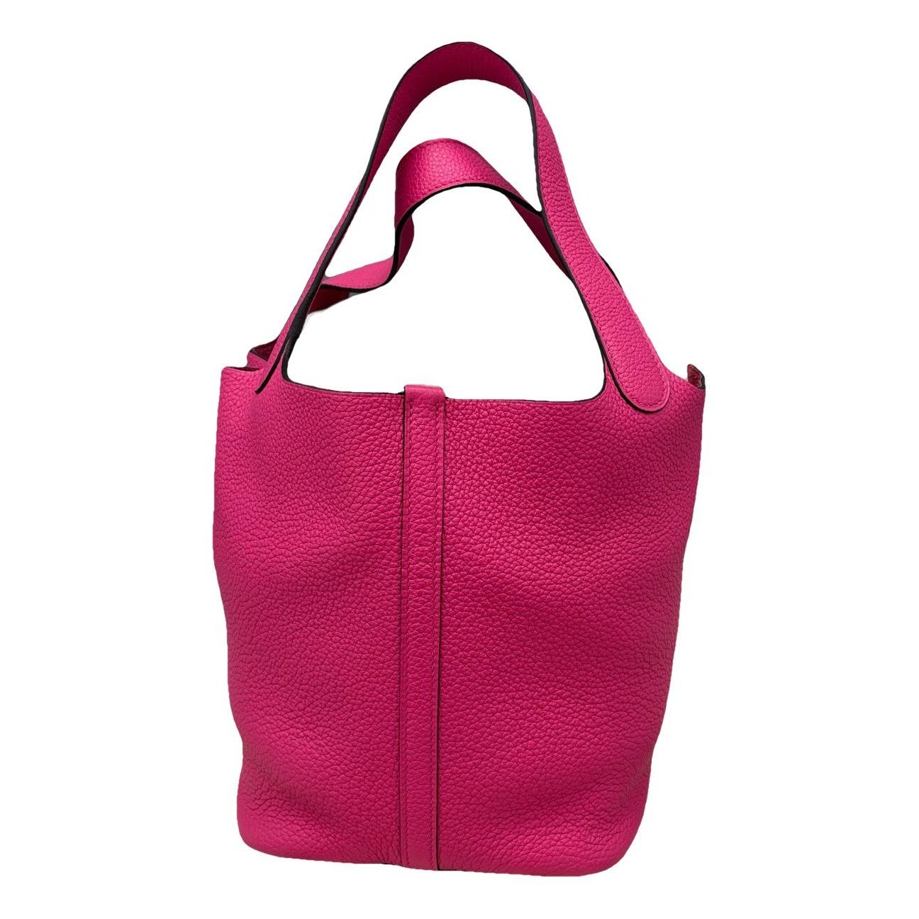 Picotin leather tote