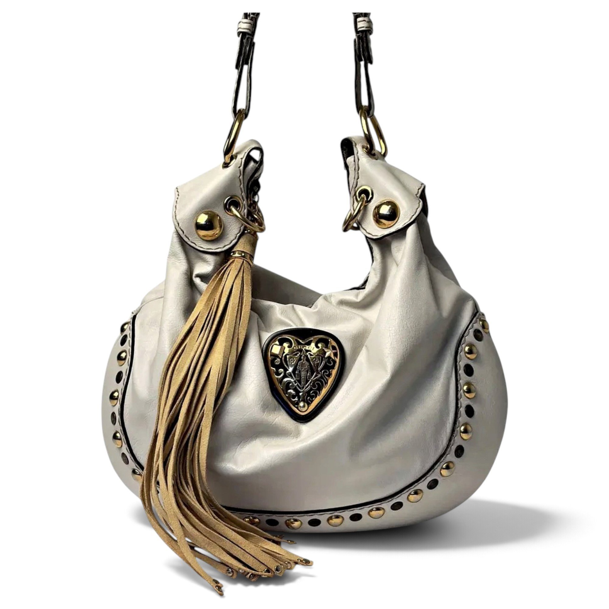 Hobo leather handbag