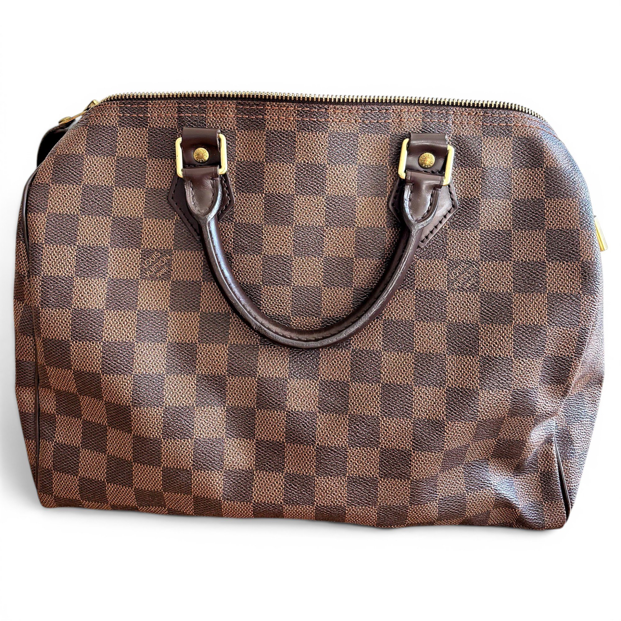 Speedy leather handbag