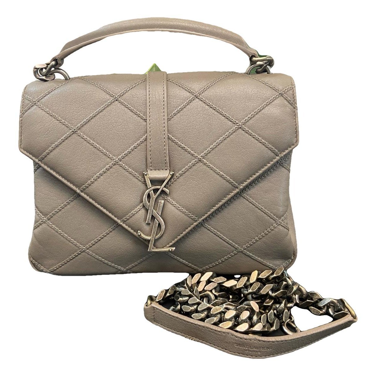 Collége monogramme leather handbag