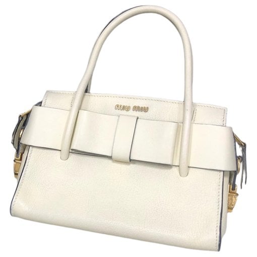 Madras leather handbag