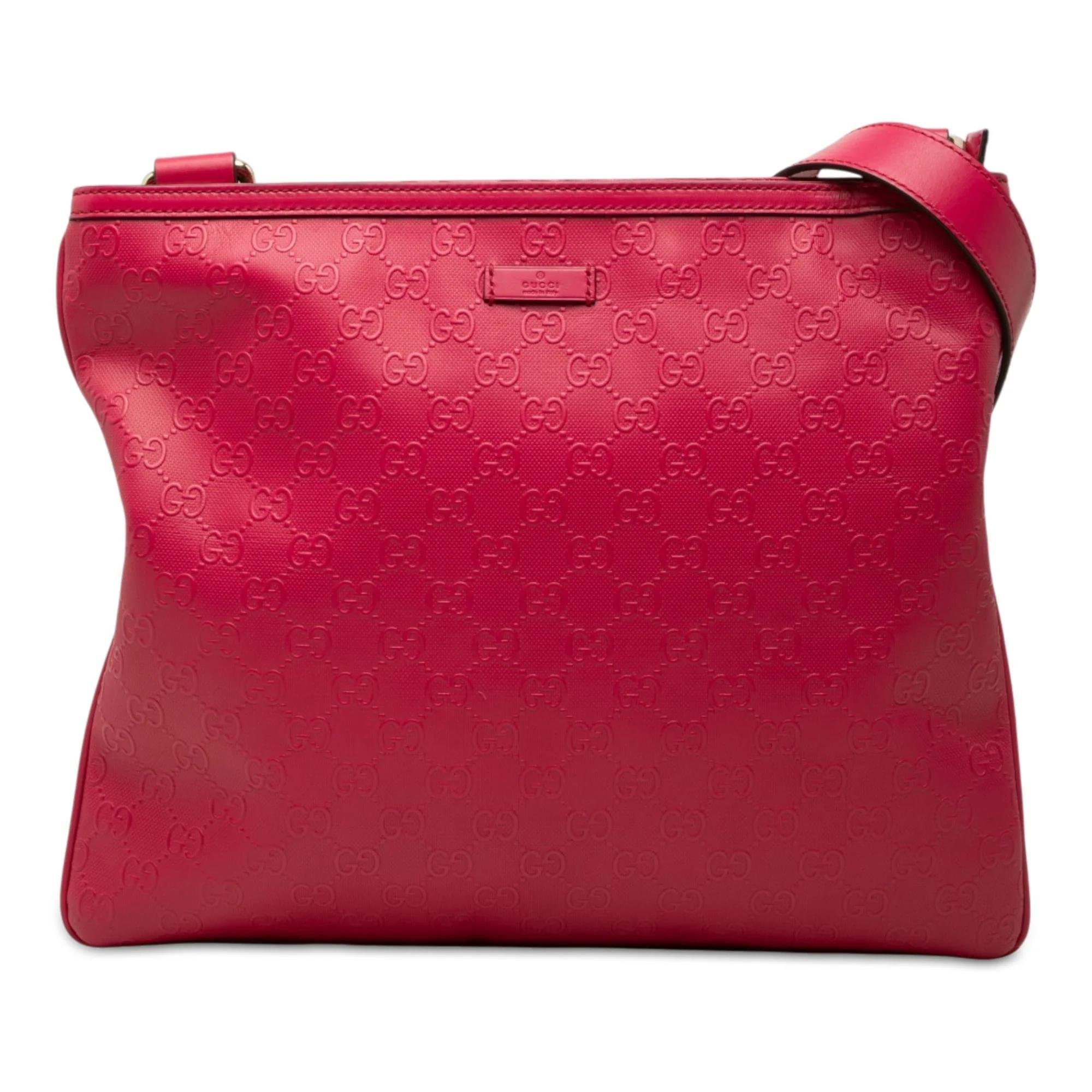 Gucci B leather crossbody bag