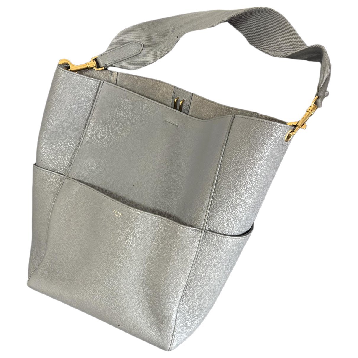 Seau Sangle leather tote