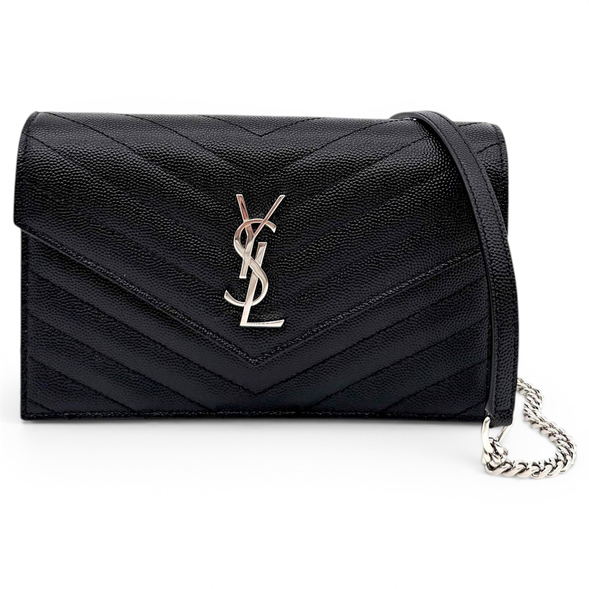 Portefeuille enveloppe leather crossbody bag