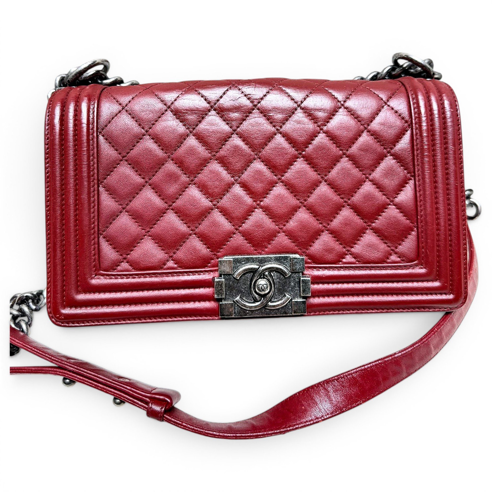 Leather handbag