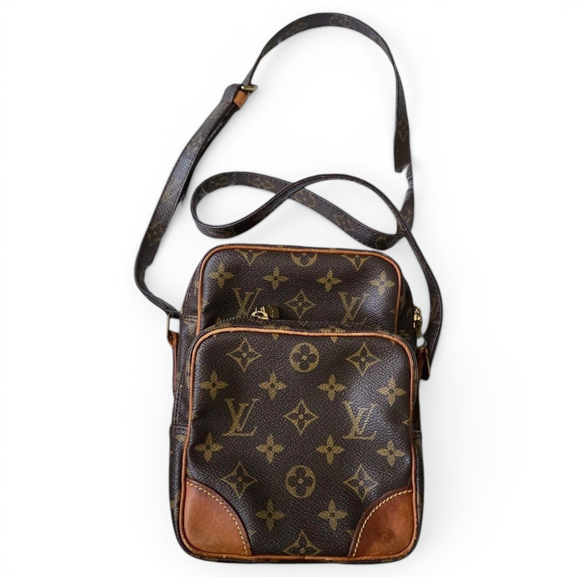 Amazon leather crossbody bag