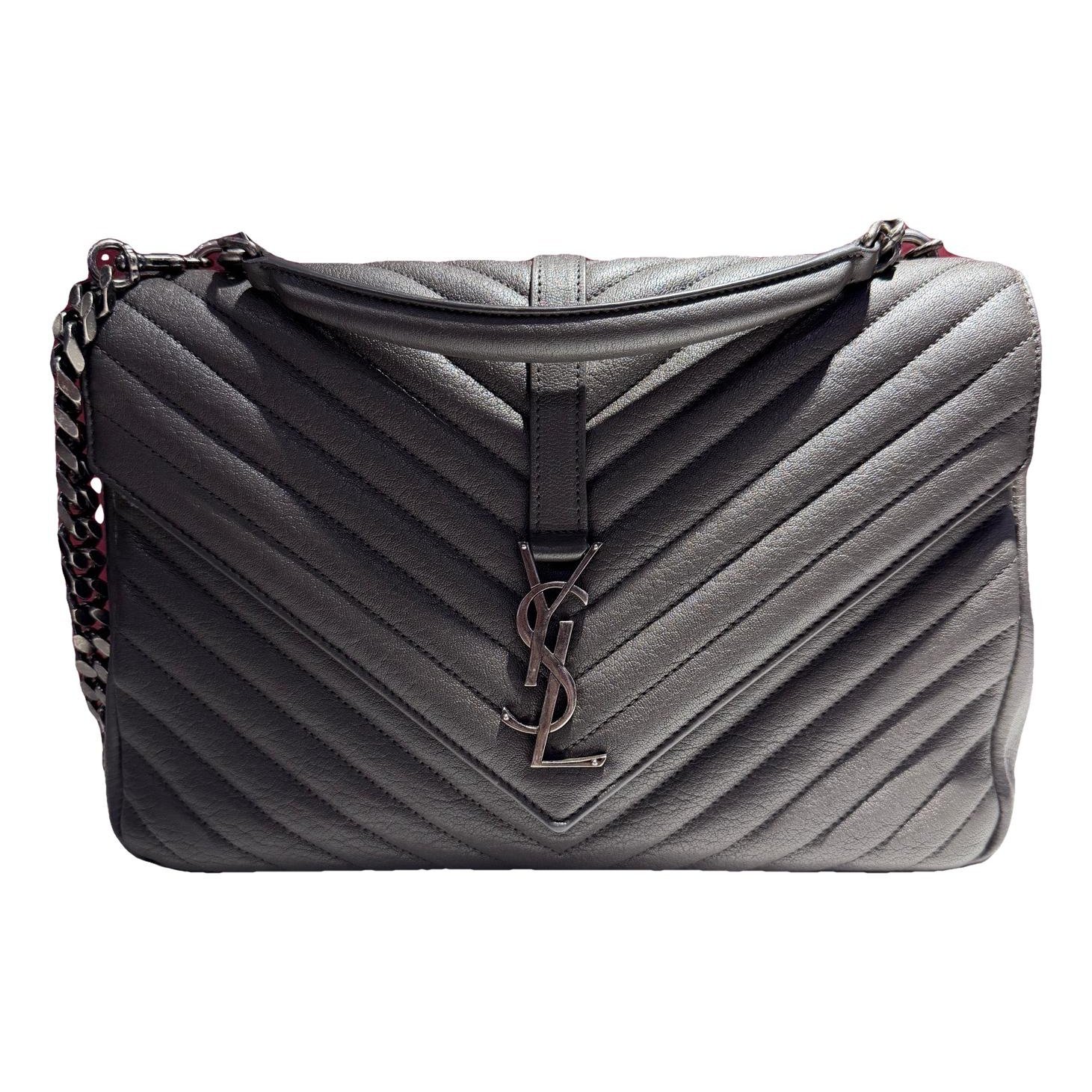 Collége monogramme leather handbag