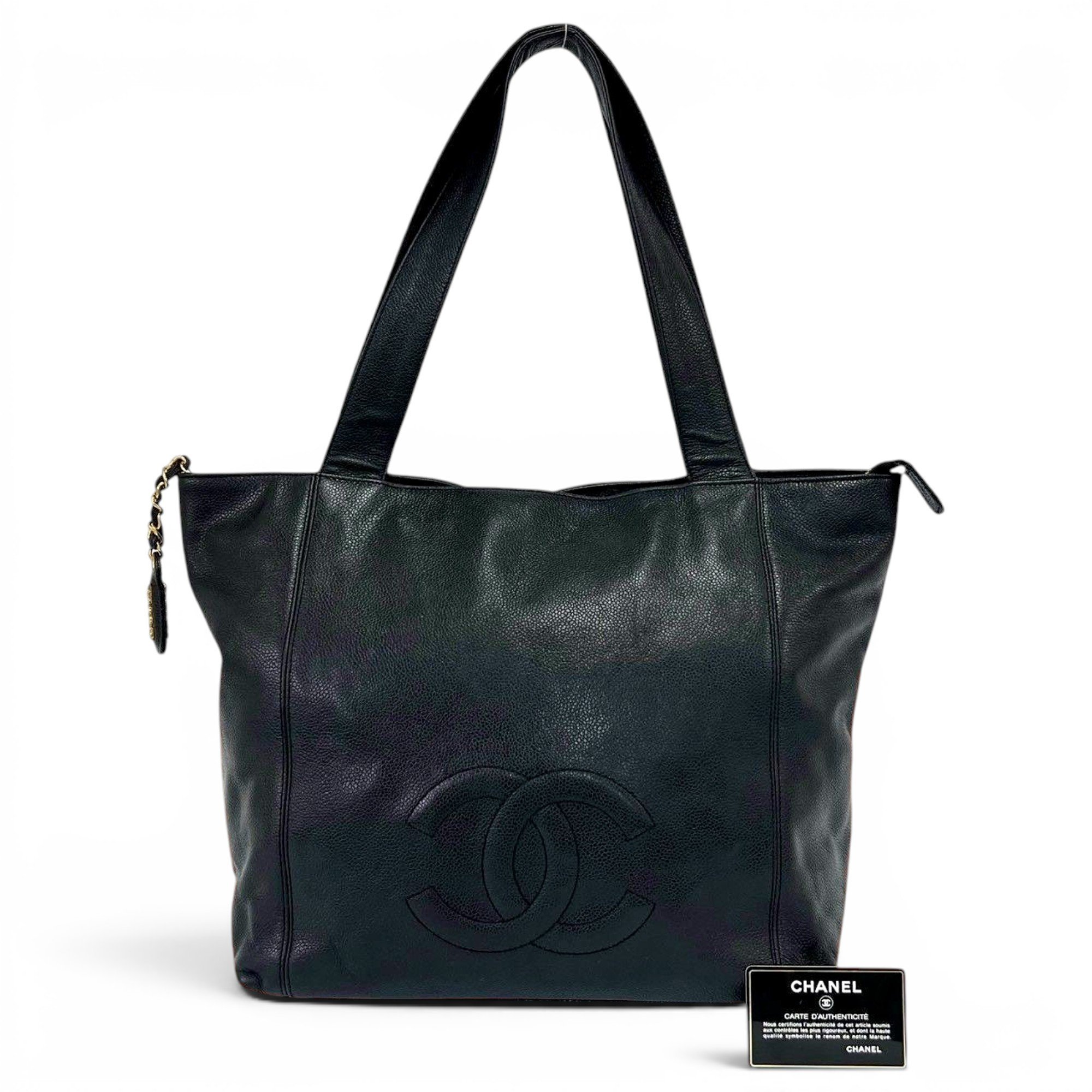 Leather tote