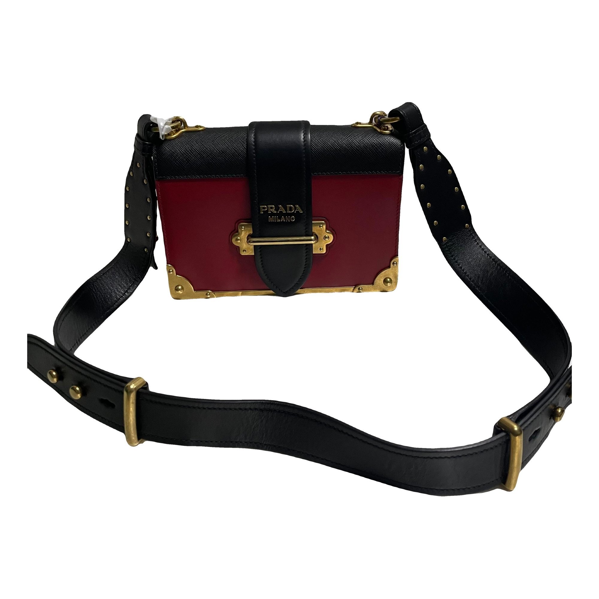 Cahier leather handbag