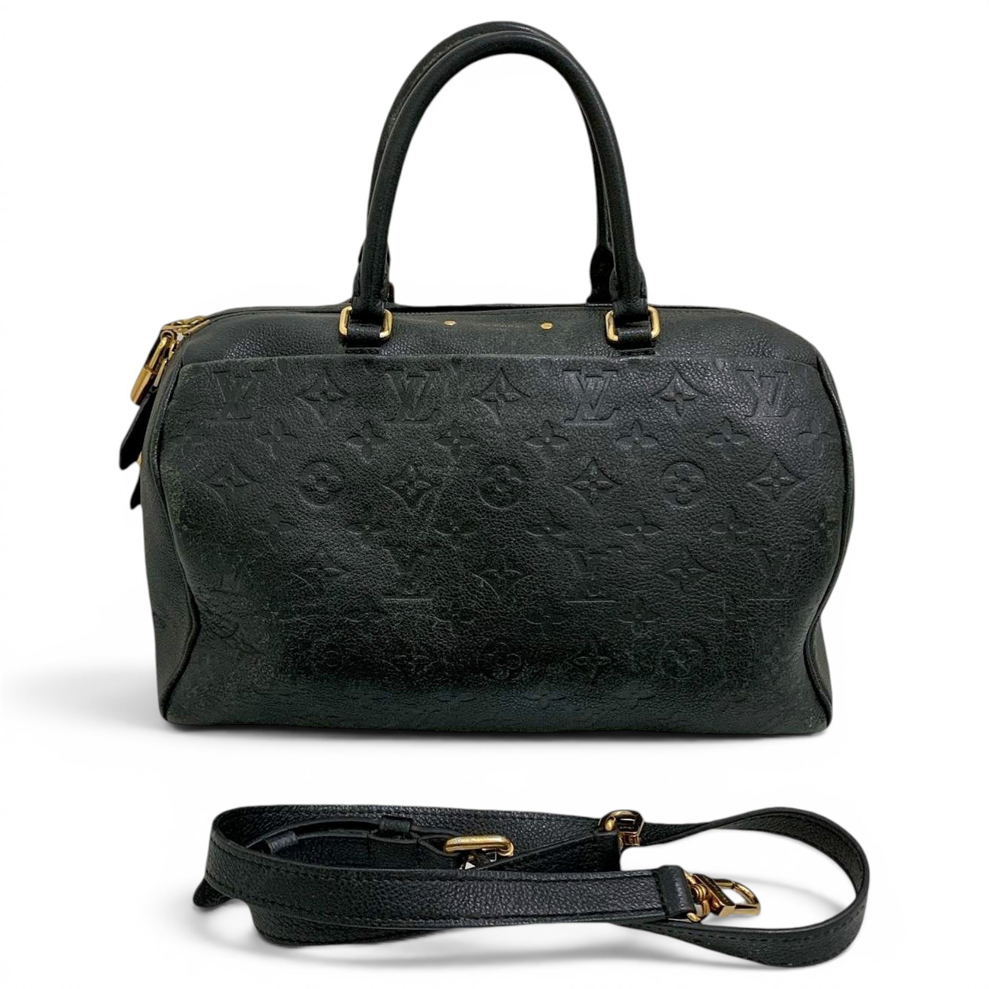 Speedy leather handbag