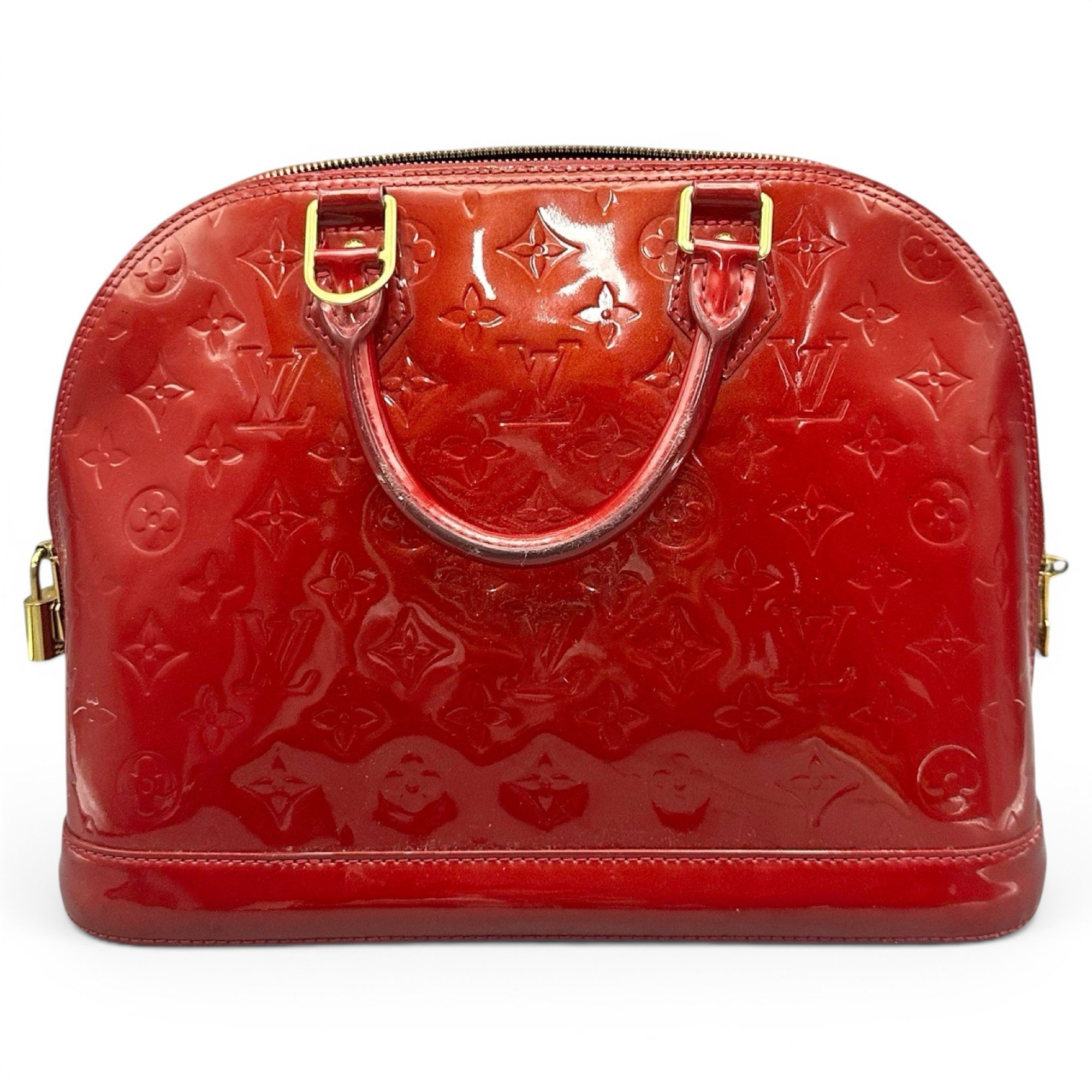 Alma patent leather handbag