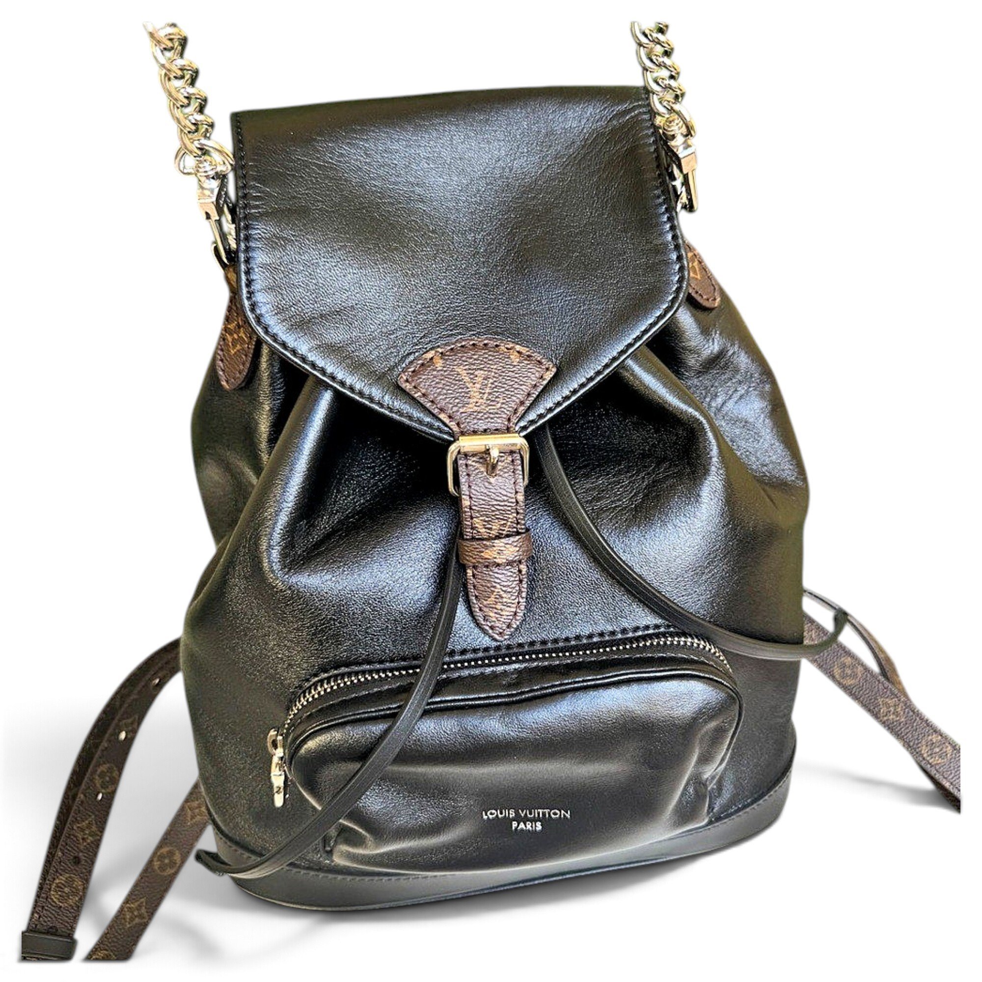 Montsouris leather backpack