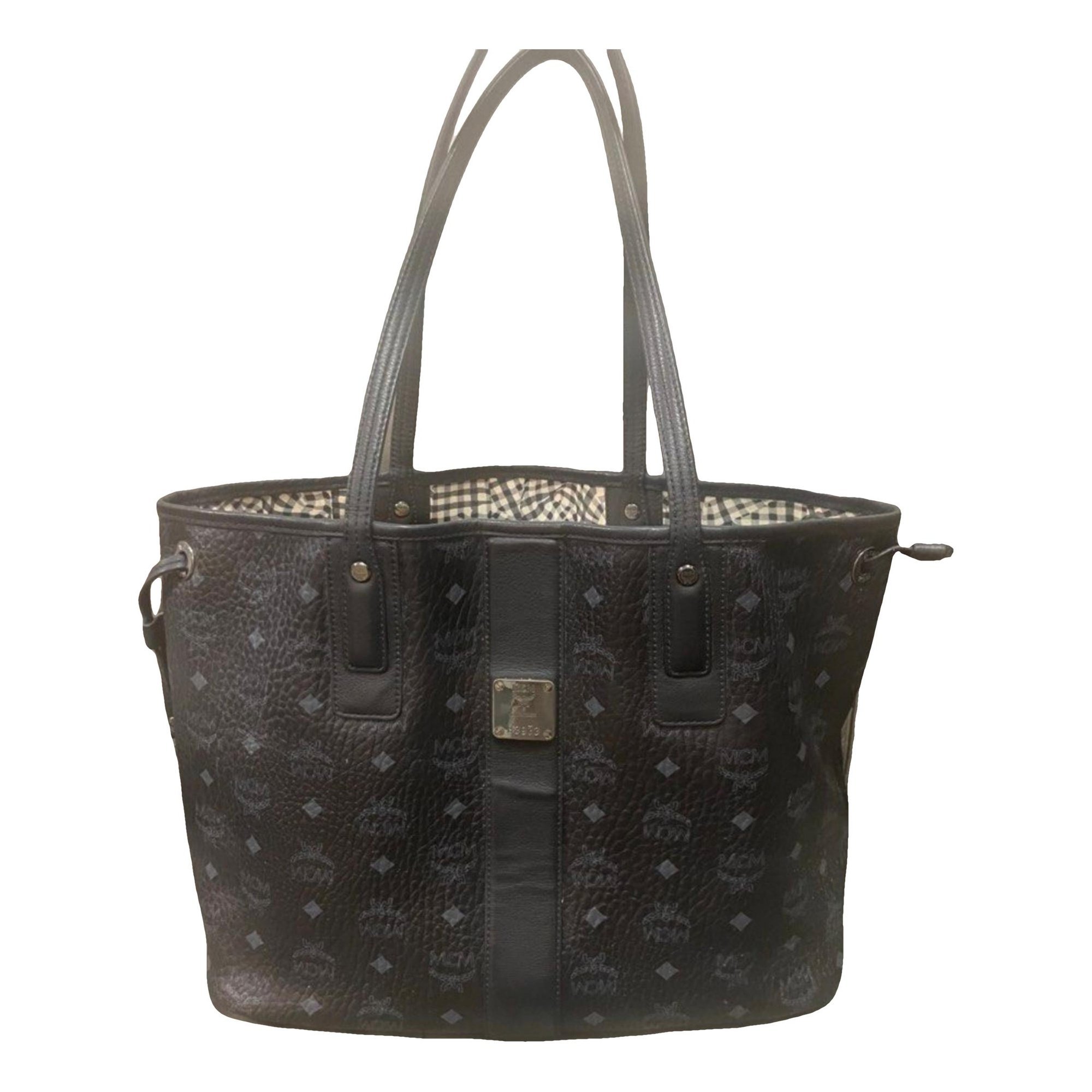 Patent leather tote