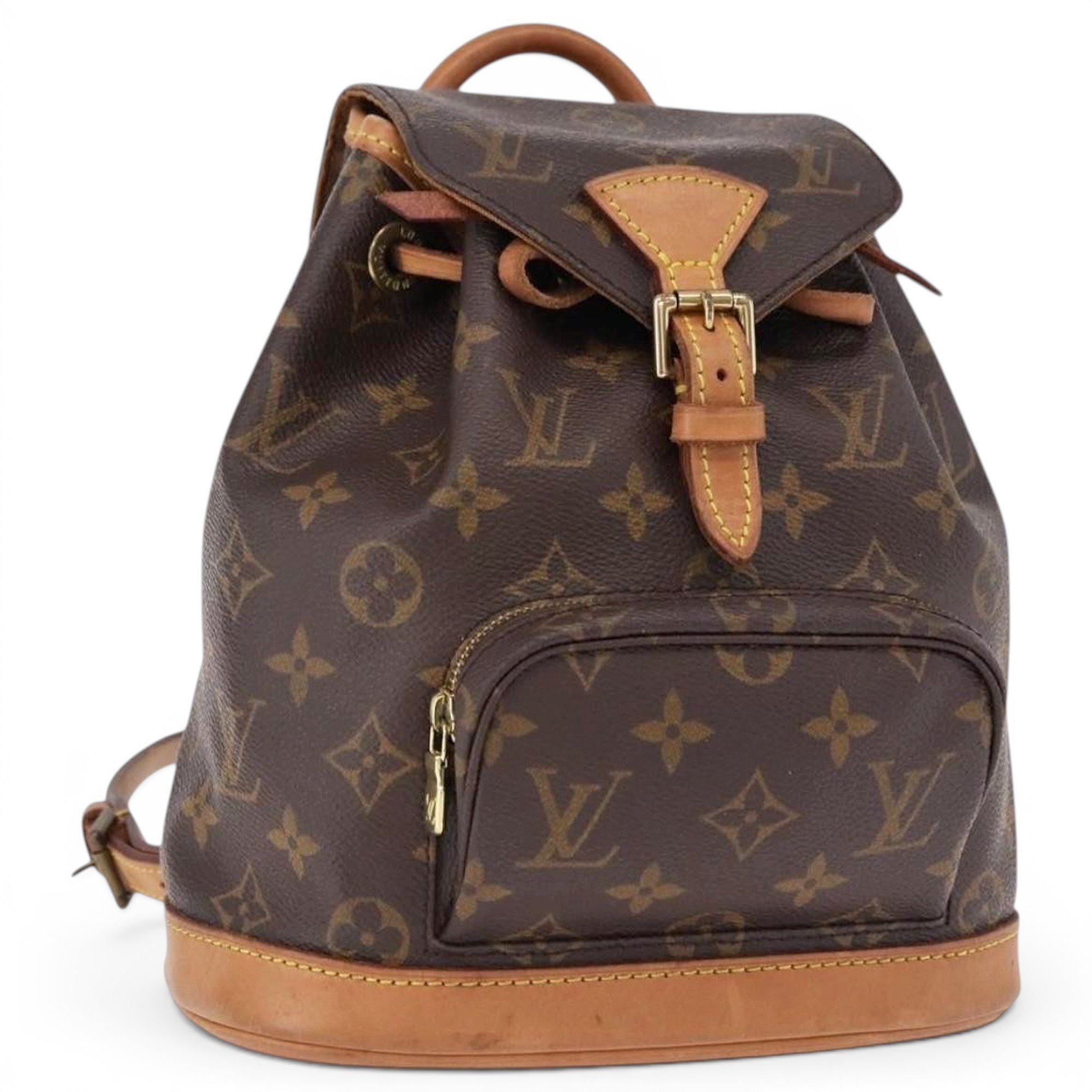 Montsouris leather backpack